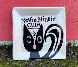 Uptown Skunk Plate