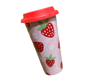 Uptown Strawberry Travel Mug