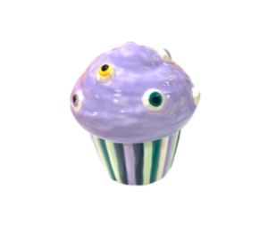 Uptown Eyeball Cupcake