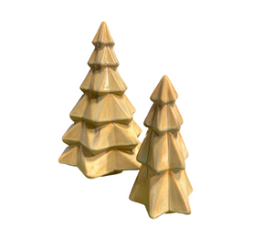 Uptown Rustic Glaze Faceted Trees
