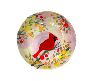 Uptown Cardinal Plate