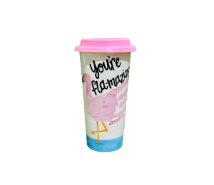 Uptown Flamingo Travel Cup