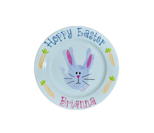 Uptown Easter Bunny Plate