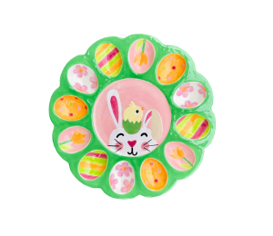 Uptown Easter Sherbet Egg Plate