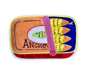 Uptown Anchovies App Plate