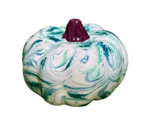 Uptown Teal Shaving Cream Pumpkin