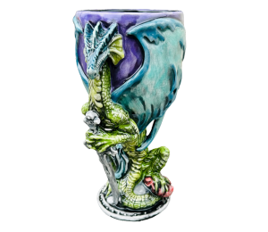 Uptown Antique Dragon Goblet