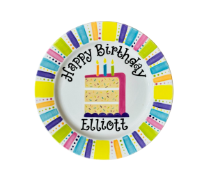 Uptown Birthday Cake Plate