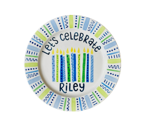 Uptown Let's Celebrate Plate