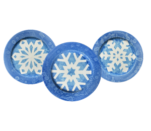Uptown Paper Snowflake Plate